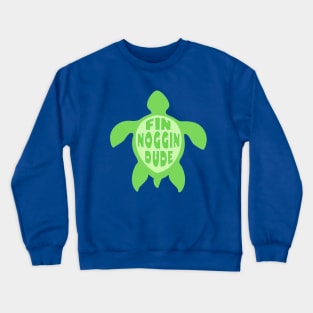 Fin noggin dude Crewneck Sweatshirt